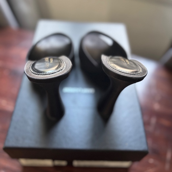 Saint Laurent Suite 105 Satin Mule Women's - Picture 2 of 12